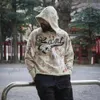 Heren Hoodies Sweatshirts Kikker Drif SAINT MICHAEL Vintage Kleding Retro Gedrukt Hip Hop Losse Oversized Katoenen Tops Sweatshirt Hoodies Voor Mannen T231127