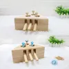 ألعاب Pet Cats Hunt Toys Chase Mouse Wood Wood Maze Maze Pet Hit Hamster مع 3/5 فأر ثقب داخلي مضحكة Cat Catch Tease Toys