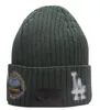 Шапка Yankees New York Beanies SOX LA NY Североамериканская бейсбольная команда с боковой нашивкой Зимняя шерсть Спортивная вязаная шапка Кепки с черепом b2