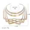 Chains Gothic Alloy Choker Necklaces Simple Statement Short African Necklace Chokers Collar Strange Costume Jewelry For Women Gifts