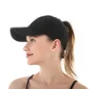 Summer Ponytail Ball Caps Women Pony Hat Outdoor Oddychający solidna czapka siatki ciężarówek z kapeluszami Hats Casquette Kobieta