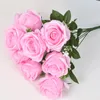 Flores decorativas 1 pacote rosas