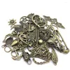 Charms 40pcsDIY Handcrafted First Accessories Steam Punk Mechanical Alloy Necklace Pendant Key Chain Material