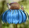 ピンク色のコーンフォーワー鳥の餌箱屋外装飾庭園の花ピカフロール野鳥餌箱飼育耐性アートメタル