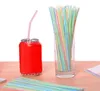 Disposable Dinnerware 1000Pcs Flexible Straws Plastic Drinking Supplies9043840