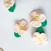 Cute Wool Knitting Crochet Flower Hair Clips For Women Girls Sweet BB Hairpins Kids Hairgrip Headdress Hair Accessories