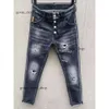 Diseñadores para hombre Jeans Distressed Ripped Biker Slim Straight Denim para hombres S Imprimir Ejército para mujer Moda Mans Pantalones pitillo Jeans morados 225