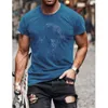 Magliette da uomo Moda di alta qualità Abbigliamento da uomo T-shirt oversize Y2k Elder Strass Designer Top manica corta Fitness Casual Street