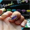 Pierścienie opaski Pierścień nastroju kreskówka delfin delfin zmienia kolor w temperaturze krwi 244n biżuterii dostarczania DH6IO