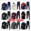 21 22 23 24 TUTA PSGS Men Football Tracks Training Suit Maillot Jerseys Jacket Kit 2023 2024 Paris Mbappe Mens and Kids Soccer Tracksuit Jogging Surtetement Foot Foot