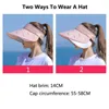 Berets Sommer Damen Bucket Hats Einziehbares Visier Strandkappen Gesicht Nackenschutz Breiter Krempe Sonnenhut Outdoor Schnell trocknende Uhrenkugelkappe