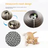 Toys Pet Cat Scratching Board Cat Climbing Frame Round Shape Folding Corrugated Cat Scratching Post Claws And Itching Tool Cat Toys