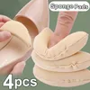 Shoe Parts Accessories 4PCS Women Sponge Forefoot Insert Toe Plug Half Cushion Antipain Front Long Top Filler Adjustment 231124