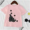 T-shirts chemises d'été mode manche courte enfants tshirt japonais harajuku tshirts garçons filles totoro tops drôle tee tee kids vêtements dhndx