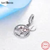 925 charm beads accessories fit pandora charms jewelry Wholesale Family Tree Pendant Spacer Clip