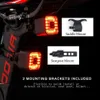 Cykelbelysningar Giyo Smart Bicycle Brake Light Tail Bakre USB Cykel Ljus Bike Lamp Auto Stop LED BACK CHARGEABLE IPX6-WATERSEFATTIV SÄKERHET P230427