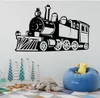 Claasic – autocollants muraux Train à vapeur amovibles, étiquette murale de Train, décoration de salon, chambre d'enfants et de garçons, affiche murale 6256126