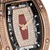 Часы Richar Milles Швейцарские автоматические часы Mille Женские розовое золото с бриллиантами Rm0701