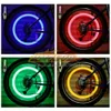 LED Flash Pneu Lumière MOTO Vélo Roue Valve Cap Lumières Voiture Moto Vélo Roues Pneus Lampe De Poche Auto Air Rayons Lampe Bleu Vert Rouge Jaune Multicolore 5 Couleurs