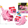 Anime Manga le plus récent ABS Min déformation Gogo Dino figurines d'action REX Transformation voiture avion bateau à moteur grue dinosaure jouets pour enfants