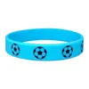 Bracciale da calcio in silicone per bomboniere. Buon calcio, compleanno, decorazioni, regali, giocattoli a tema per bambini