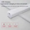 s Motion Sensor Night USB ing Kitchen Closet Wardrobe Cabinet Lamp Rechargeable Magnetic LED Light AA230426