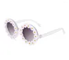 Sunglasses Fashion Kids Children Round Flower Girl Boy Baby Sport Shades Glasses UV400 Outdoor Sun Protection Eyewear