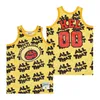 Film All That 00 Kel Basketball Movie Jersey Mitchell Serie TV show Estate A STRISCE HipHop Per gli appassionati di sport Squadra traspirante Puro cotone Università High School Retire