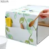 Storage Bags XZJJA Creative Colorful Multifunction Microwave Oven Dust Proof Cover Pouch Organizer Dual Purpose Foldable