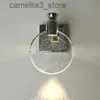 Vägglampor Kristalllampa LED Modernt belysning lyxglas guld vardagsrum sovrummet spegel trappgång fram nordisk badrumsbelysning q231128