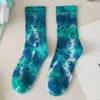 Women Socks Autumn And Winter Hip Hop Women's Korean Fashion Gradient Color Sports Cartoon Cashew Nuts Colorful Fun