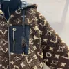 Vinter ylle designer puffer jacka kvinnor kläder 1v jacquard baseball skjorta herrar utomhus sportkläder hoody blixtlås hjärtkardigan maillard parka kappa