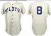 Pilots 1969 Vintage Baseball Jersey Seattle 56 Jim Bouton 3 Joe Schultz 66 Mike Hegan 46 Dick Bates 10 Larry Haney 5 DON MINCHER 30 Freddie Velazquez