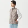 Trenchs de femmes manteaux de coton gilet hommes automne et hiver mince intérieur thermique léger jambières décontractées à l'intérieur de l'extérieur usure petite veste