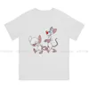 Men's T Shirts Pinky And The Brain TV Walk TShirt Men Graphic Oversized Punk Crewneck Cotton Shirt