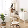 Scratchers Cat Tree Tower Pet Cat Ramka wspinaczkowa kota Scratcher Miękki polar