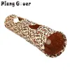 Toys Tunnel Cat Toy Leopard Print Long Tunnel Pet Toys Kitten Play Tent Toy