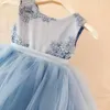 Robes de fille fleur pour les mariages petites filles concours de concours de concours de fête d'anniversaire de fête de bal de promotion