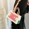 Totes mode toile sac à bandoulière été grande capacité sac de messager mignon sacs à main et sac à main concepteur sac à bandoulière pour femmes cartable