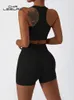 Женские спортивные костюмы Chrleisure Sports Set Woman 2 Piece Summer Suit Women Женщины с высокой талией фитнес Шорты устанавливают наряды 230427