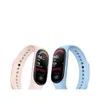 New Band 7 Smart Bracelet 6 Color AMOLED Screen Miband 7 Blood Oxygen Fitness Traker Bluetooth Smart Band impermeabile