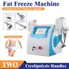 Hight Quality Multi-fuktion 2 Handtag Cryolipolys Cellulite Ta bort Cool Technology Fat Freezing Machine Fat Reduction For Clinic Use128