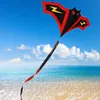 Kite Accessories Lightning bat kite breeze easy to fly big long tail cartoon childrens 230426