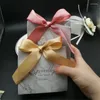 Confezione regalo 20 pezzi Scatola di caramelle creativa per torta Biscotti Goodies Bomboniera con nastro Motivo in marmo Natale Halloween Compleanno