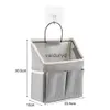 Storage Bags 1 Set Hanger Organizer Bag Useful Double-sided Net Pockets Door Behind Seamless for Bedroomvaiduryd