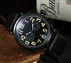 Topp lyx varumärke Mäns affärsfristig Watch Designer Watches Mechanical Armswatches Brown Leather Watch Black Watches armbandsur Transparent tillbaka