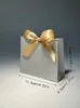 Gift Wrap Glittering Candy Box Paper Christmas Gift Packaging Boxes with Ribbon for Wedding Favors and Birthday Party Decorations 231127