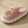 Zapatillas para niños zapatillas de algodón de algodón zapatos para niños tibios lindos dibujos animados no impermeables niña suave bebé 231127