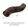 Toys S shape Cat Tunnel Long 130cm Funny Pet Tunnel Cat Play Tunnel Kitten Play Toy Collapsible Rabbit Play Tunnel gato