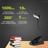 Lampes de table Accessoires de voyage Clip-on Flexible Mini Usb Light Lampe de lecture Chevet Dortoir Réglable Led